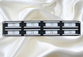 2U CAT6 48 ports UTP patch panel