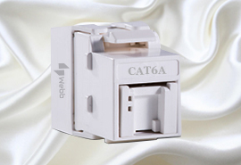 CAT6AUTP keystone jack shuttered-180